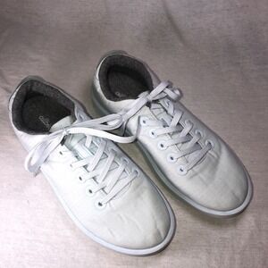 Allbirds Wool Piper Woven Blue Hush Lace Up Shoes Women's Size 8 Sneakers